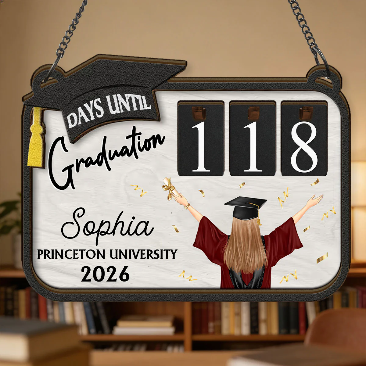 Days Until Graduation - Personalized Tracker Sign - Image 2