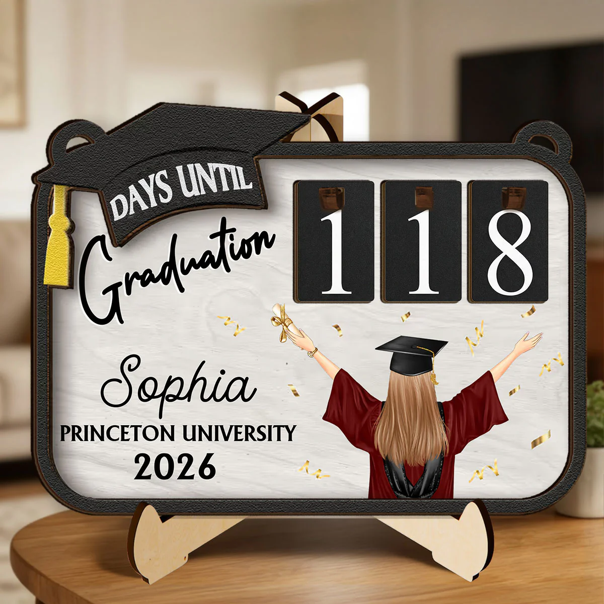 Days Until Graduation - Personalized Tracker Sign - Image 3