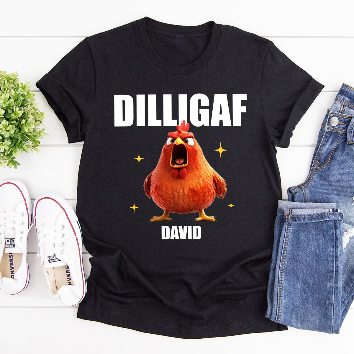 Do I Look Like I Give A F**k - Personalized 2D Unisex T-shirt