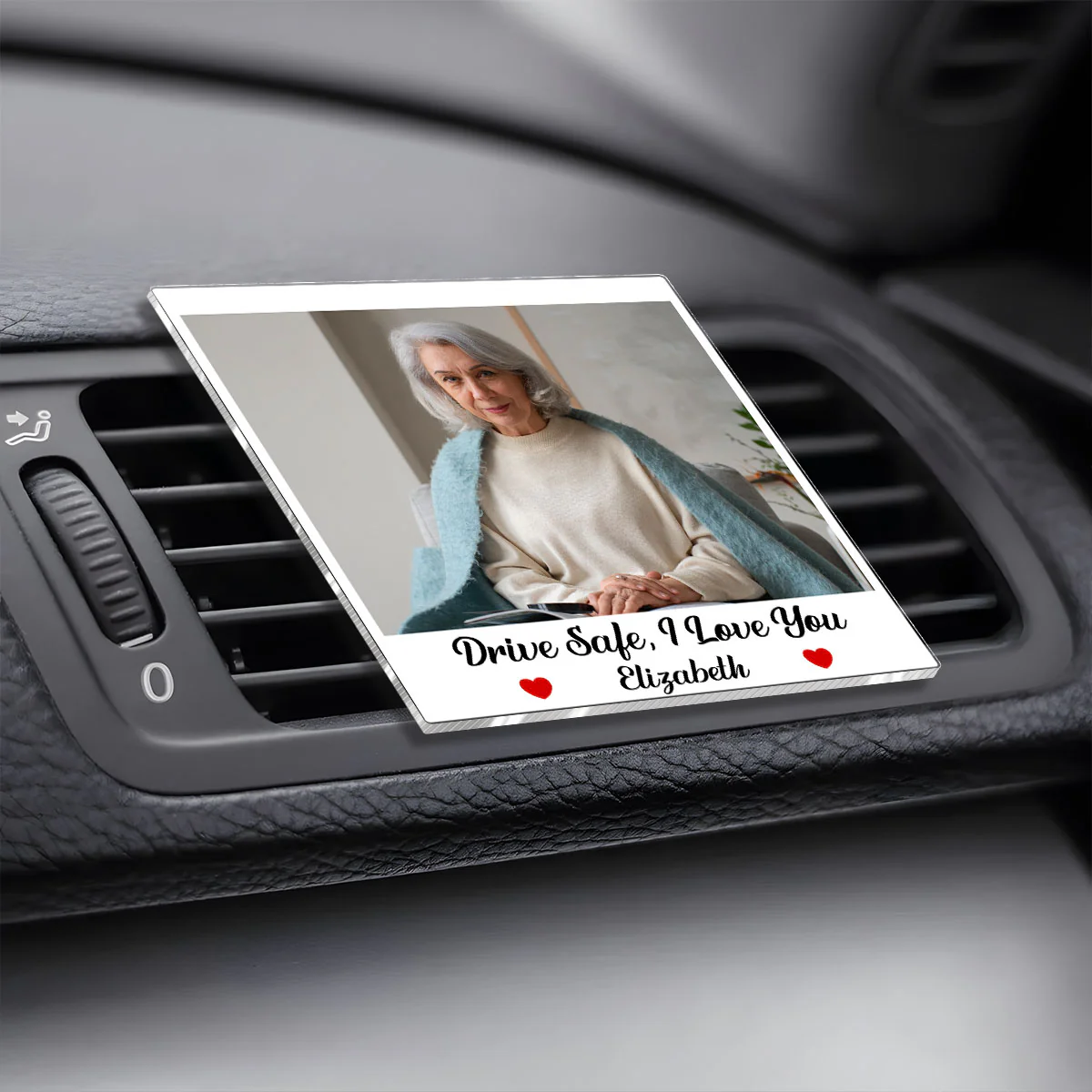 Drive Safe I Love You - Personalized Acrylic Car Vent Clip - Image 2