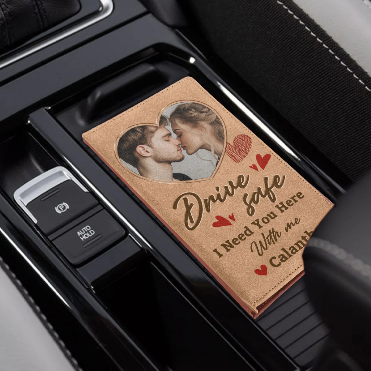 Drive Safe I Need You Here With Me - Personalized Car Registration And Insurance Holder - Image 4