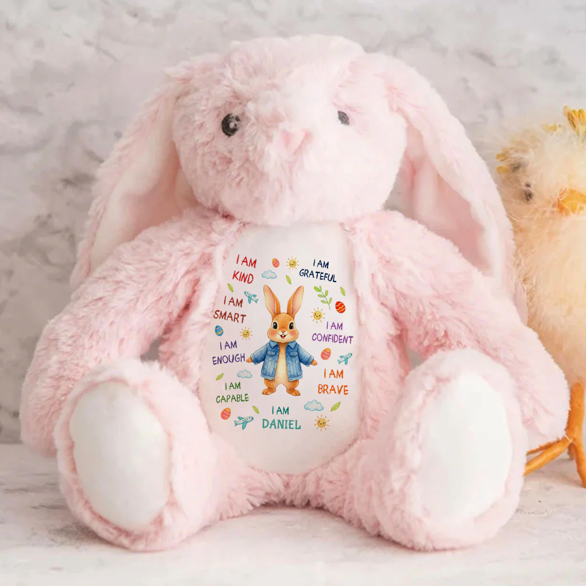 Easter Bunny Gift I Am - Personalized Stuffed Bunny - Image 7
