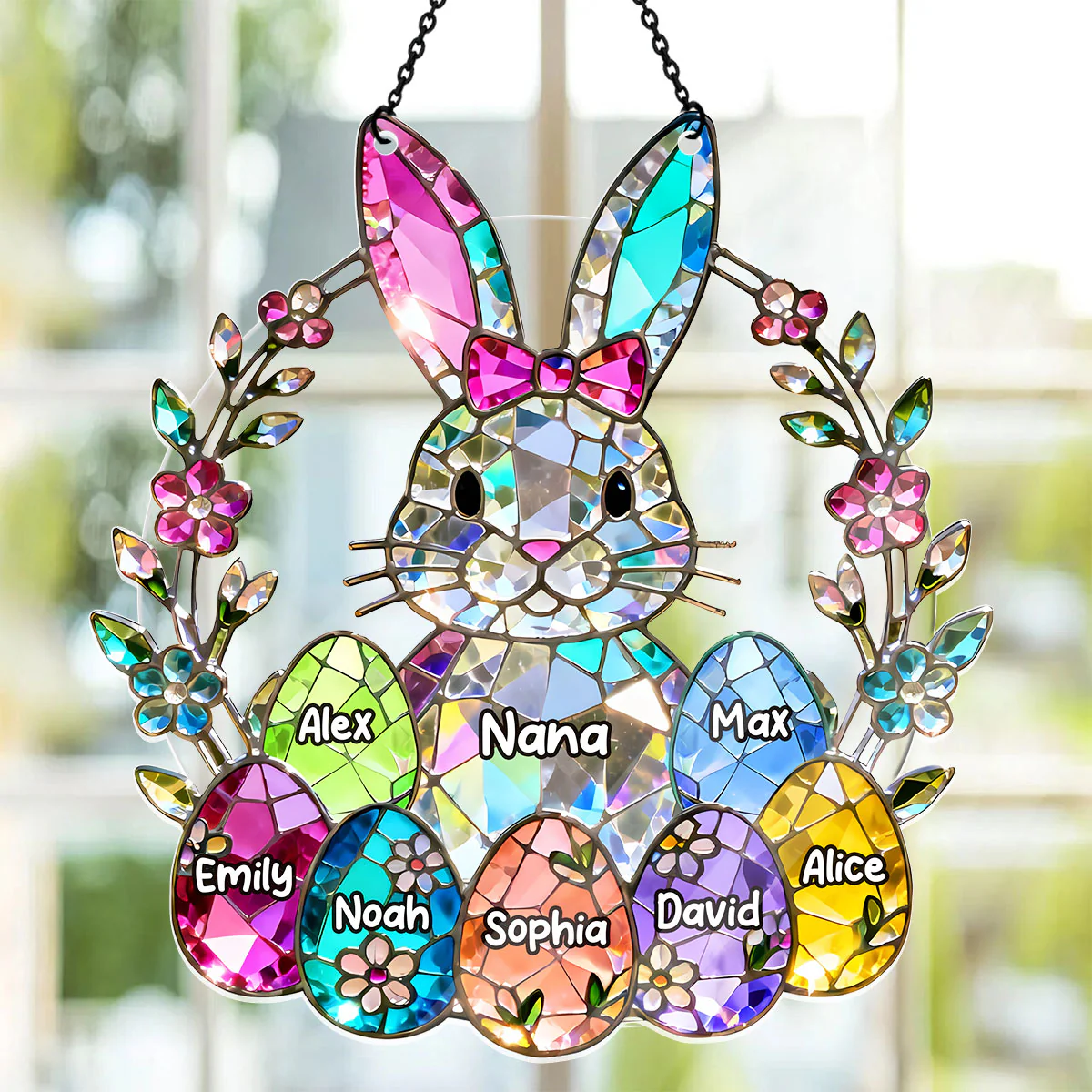 Easter Gifts For Mother's Day - Personalized Acrylic Suncatcher - Image 2