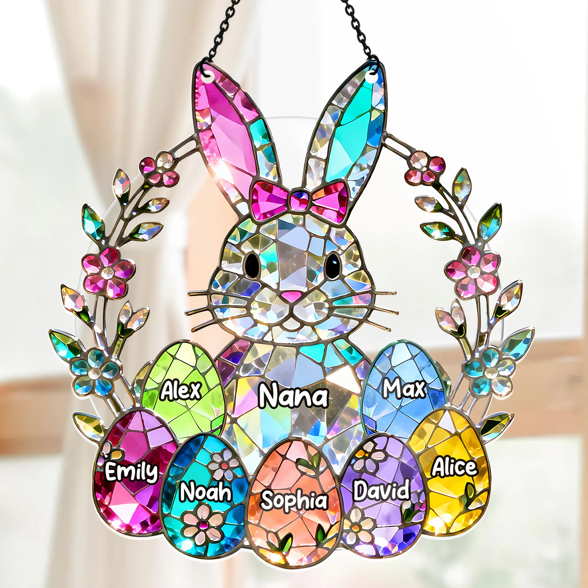 Easter Gifts For Mother's Day - Personalized Acrylic Suncatcher - Image 5