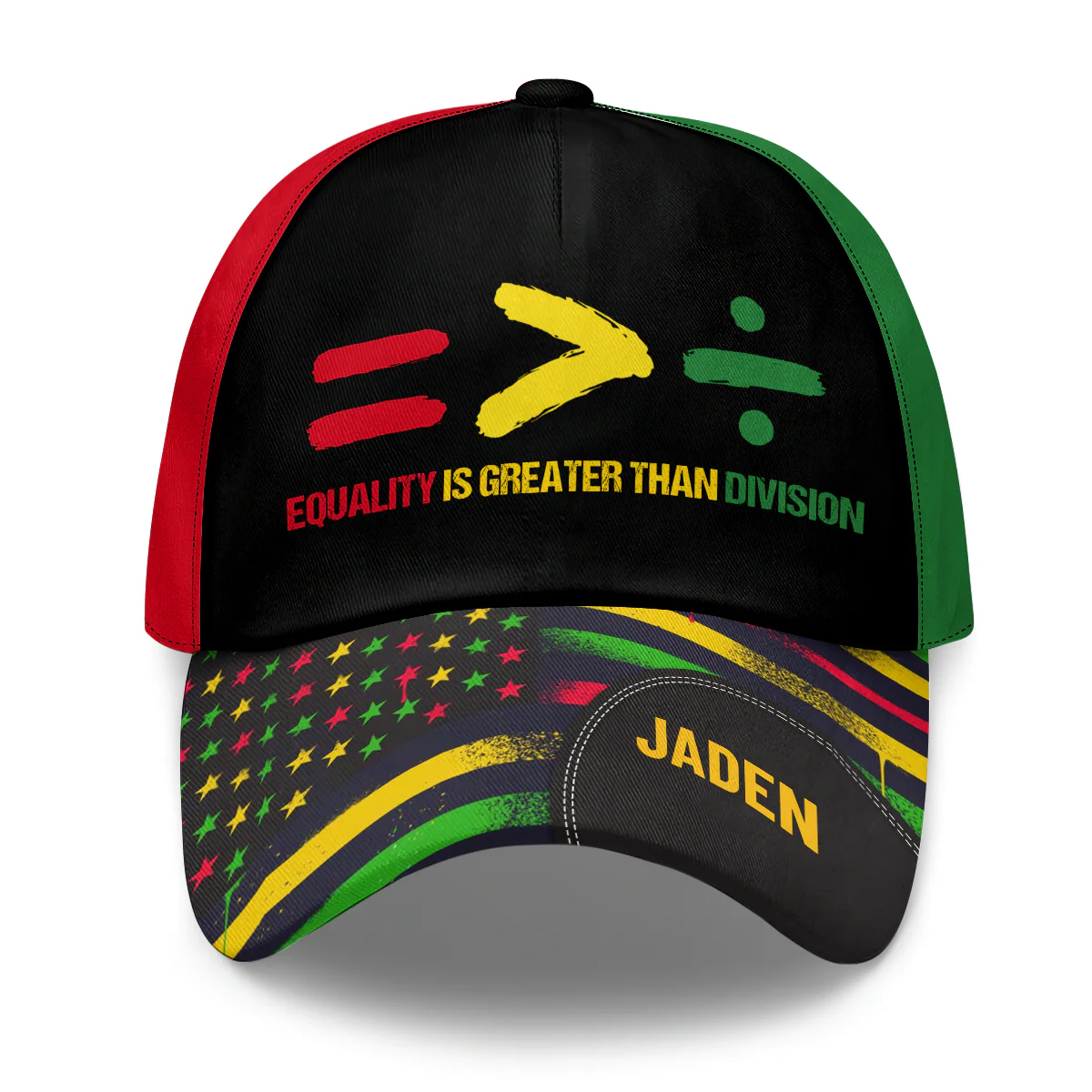Equality Is Greater Than Division - Personalized Classic Cap - Image 3