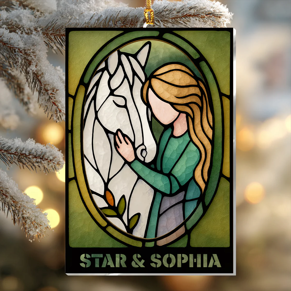 Equestrian Bond That Can't Be Broken - Personalized 1-Layer Acrylic Ornament