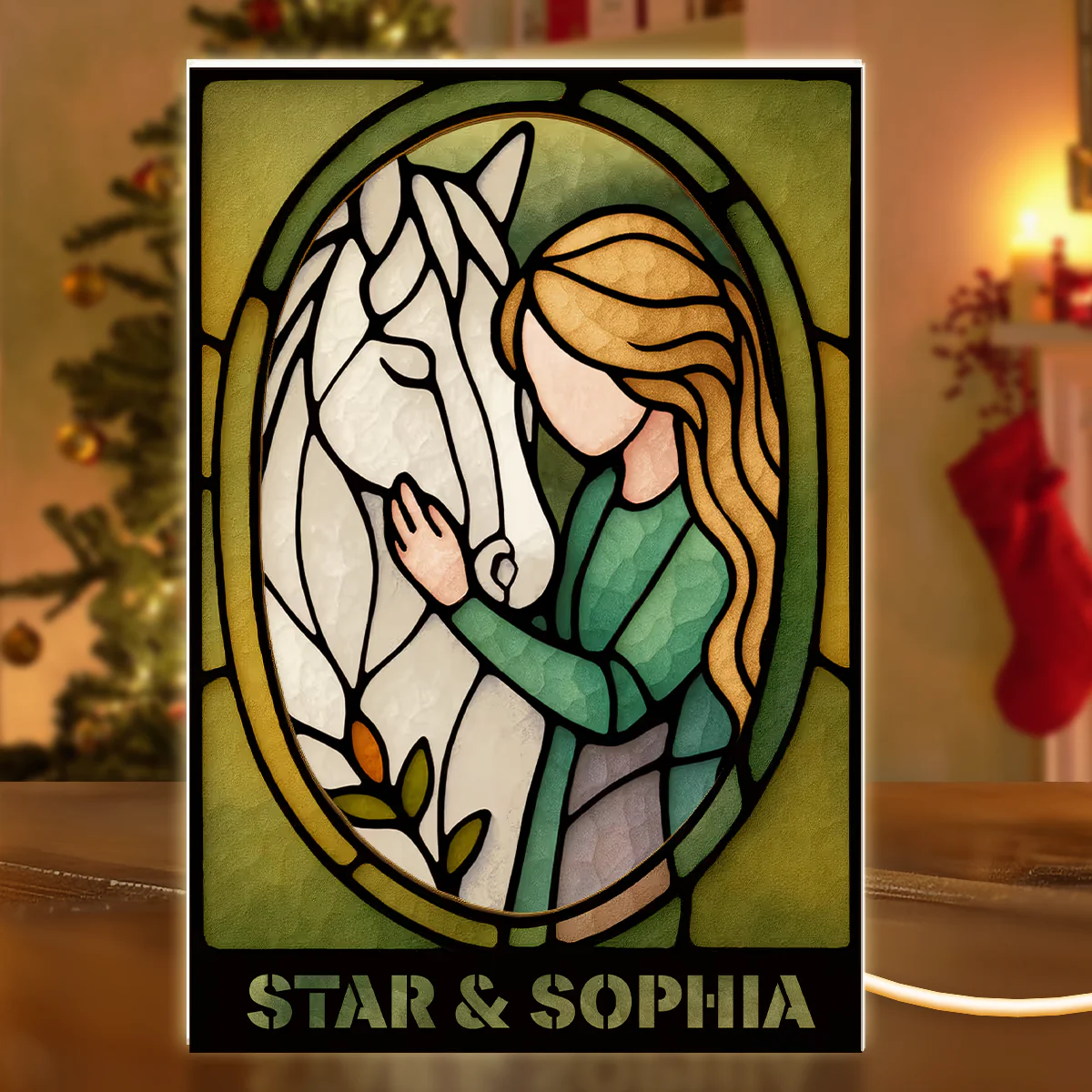 Equestrian Bond That Can't Be Broken - Personalized Light Box
