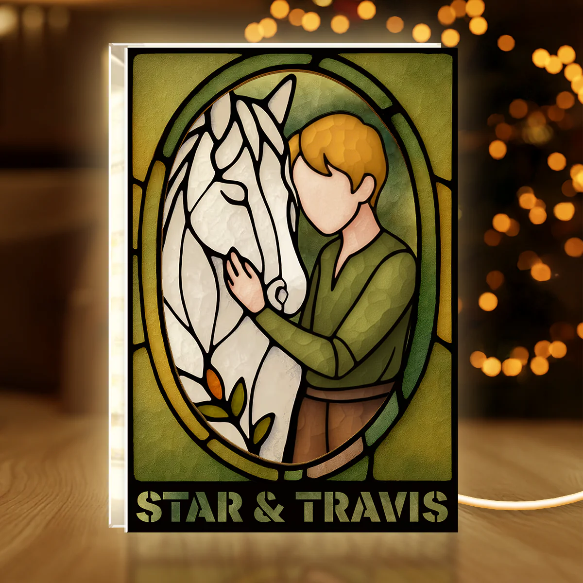 Equestrian Bond That Can't Be Broken - Personalized Light Box - Image 2