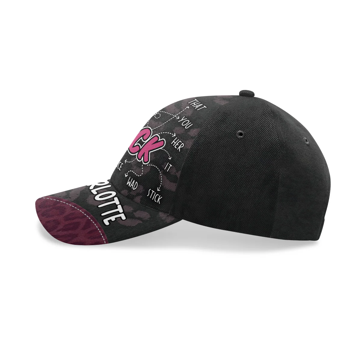 F*ck Off - Personalized Classic Cap - Image 3