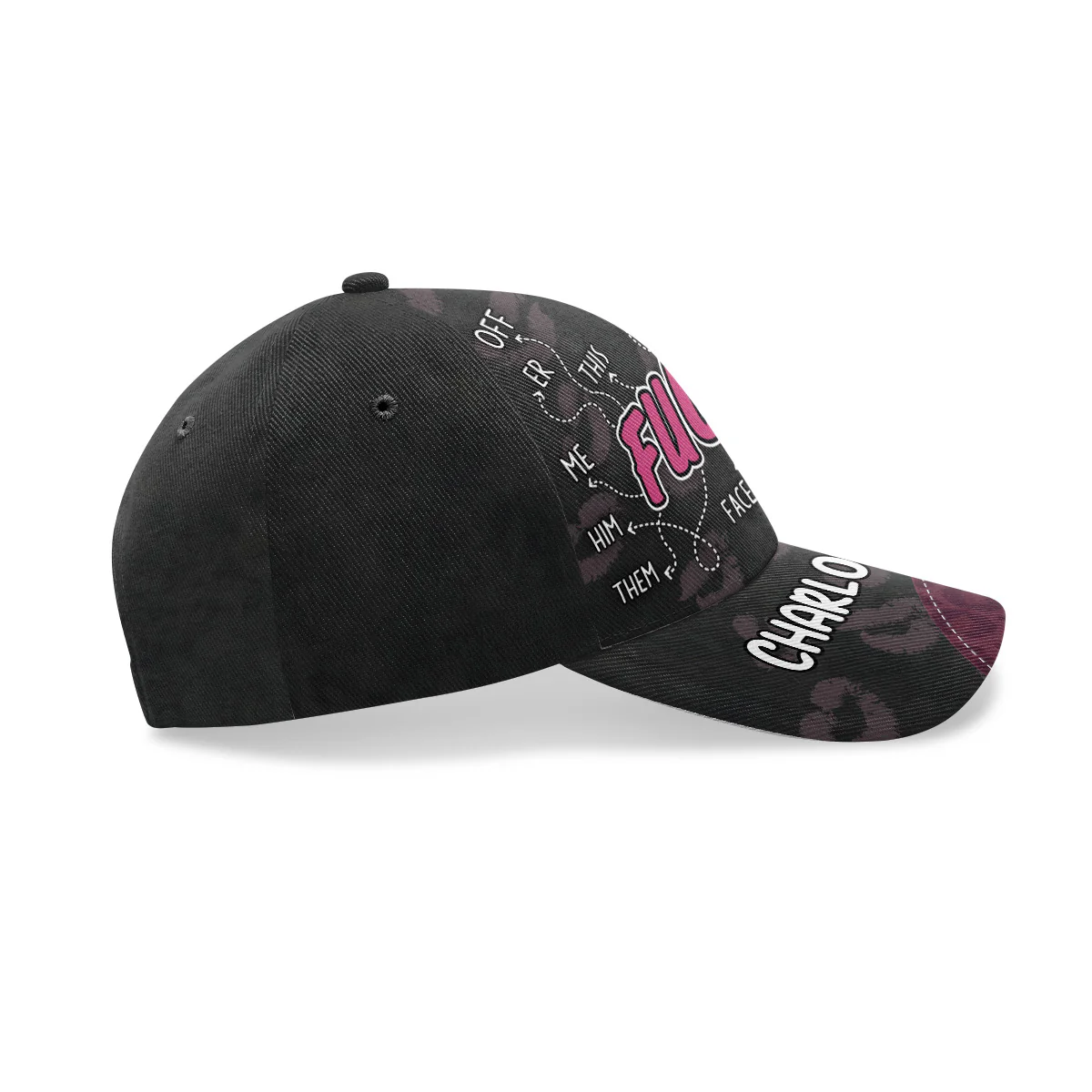 F*ck Off - Personalized Classic Cap - Image 4