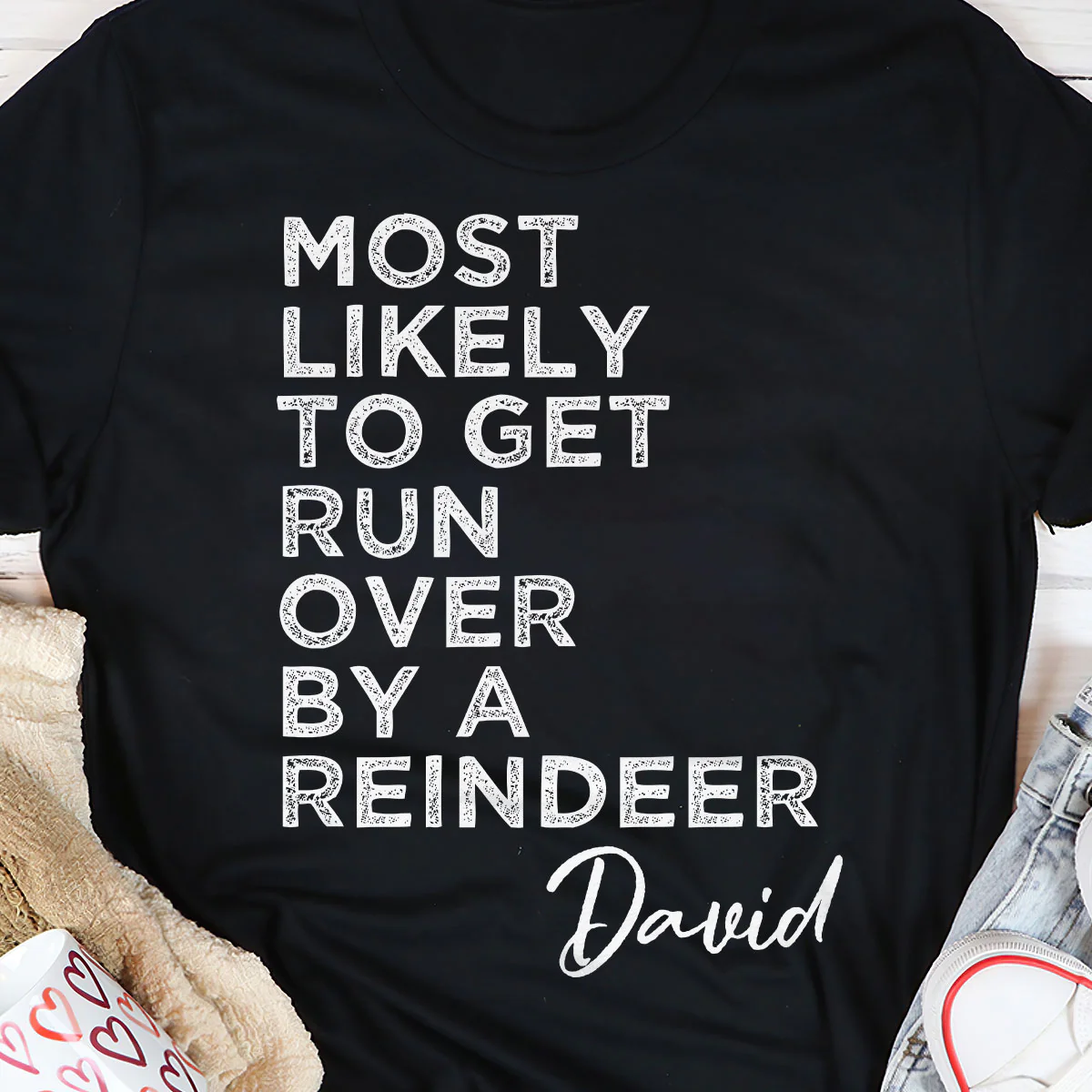 Family Christmas Most Likely - Personalized 2D Unisex T-shirt - Image 6
