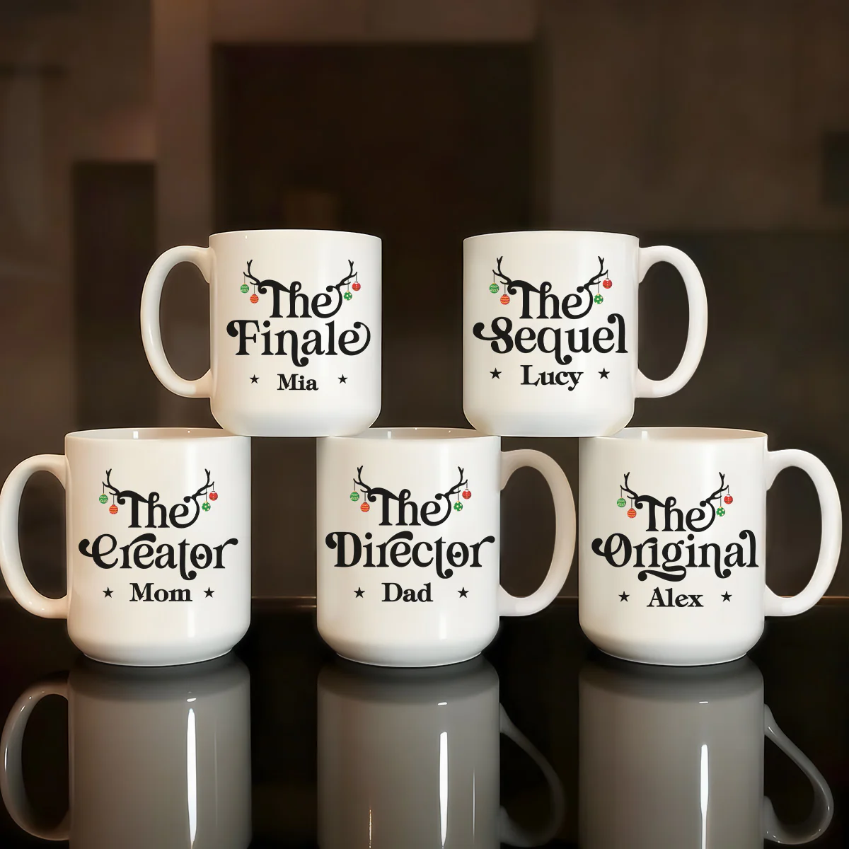 Family Roles Funny Gift - Personalized Ceramic Coffee Mug