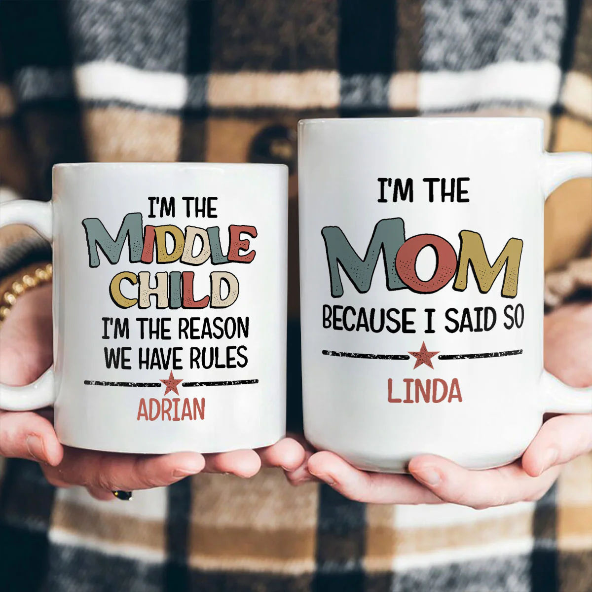 Family Rules - Personalized Ceramic Coffee Mug - Image 6
