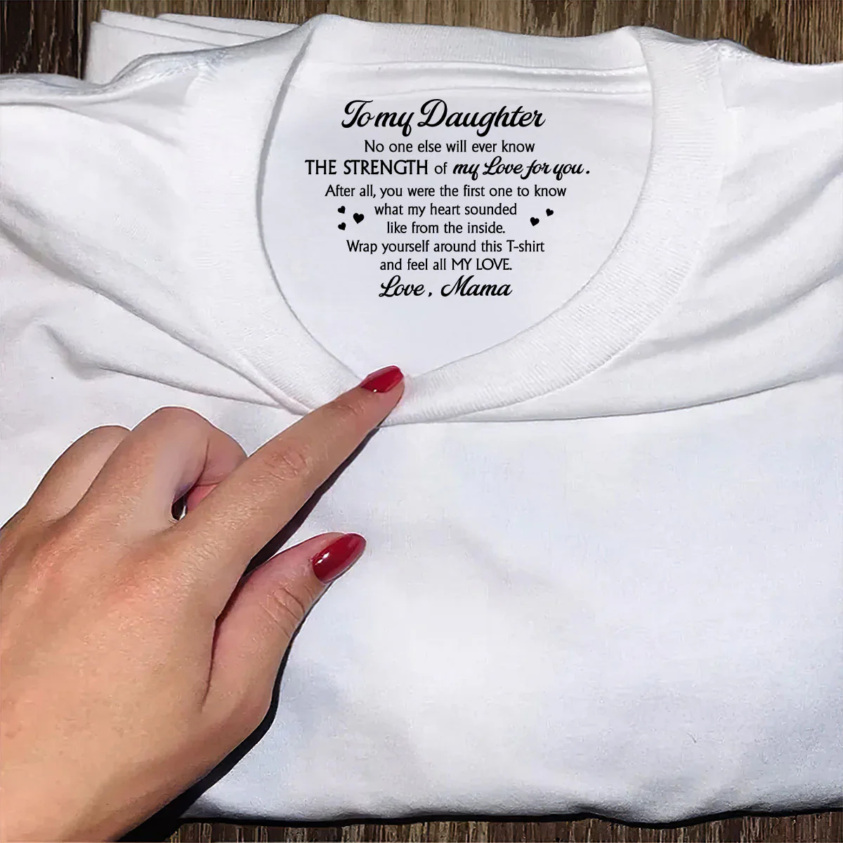 Feel All My Love - Personalized Shirt With Design Inner Neck - Image 5