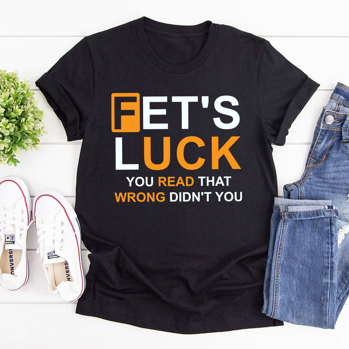 Fet's Luck - Personalized 2D Unisex T-shirt