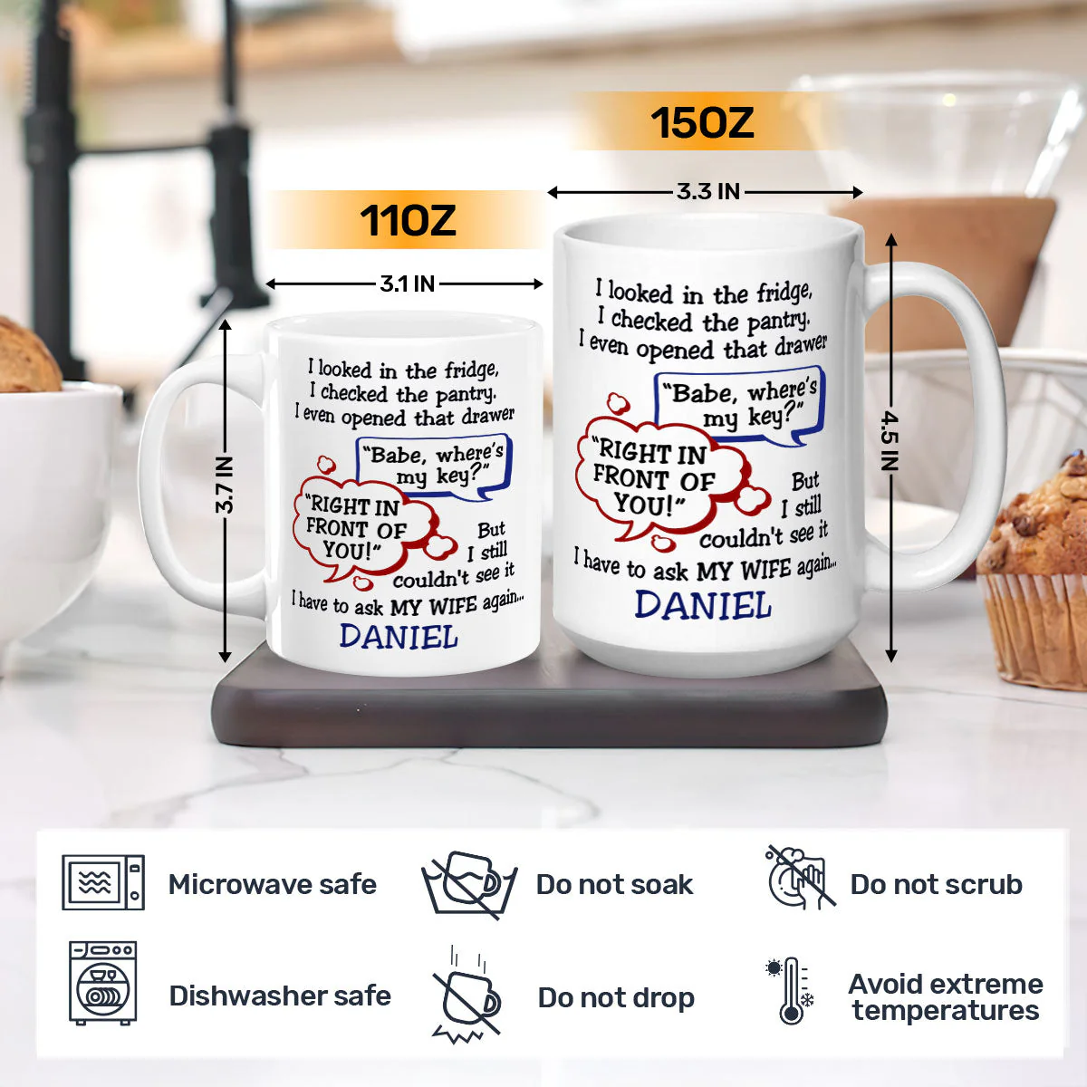 Find Things - Personalized Mug - Image 4