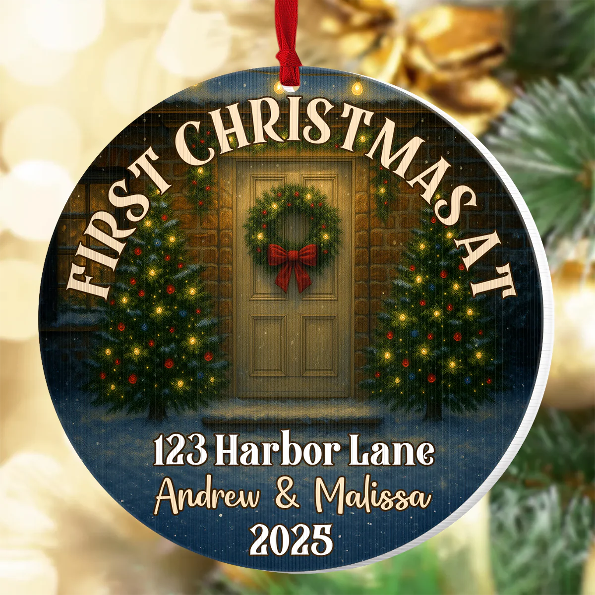 First Christmas Here - Personalized Magic Ornament - Image 5