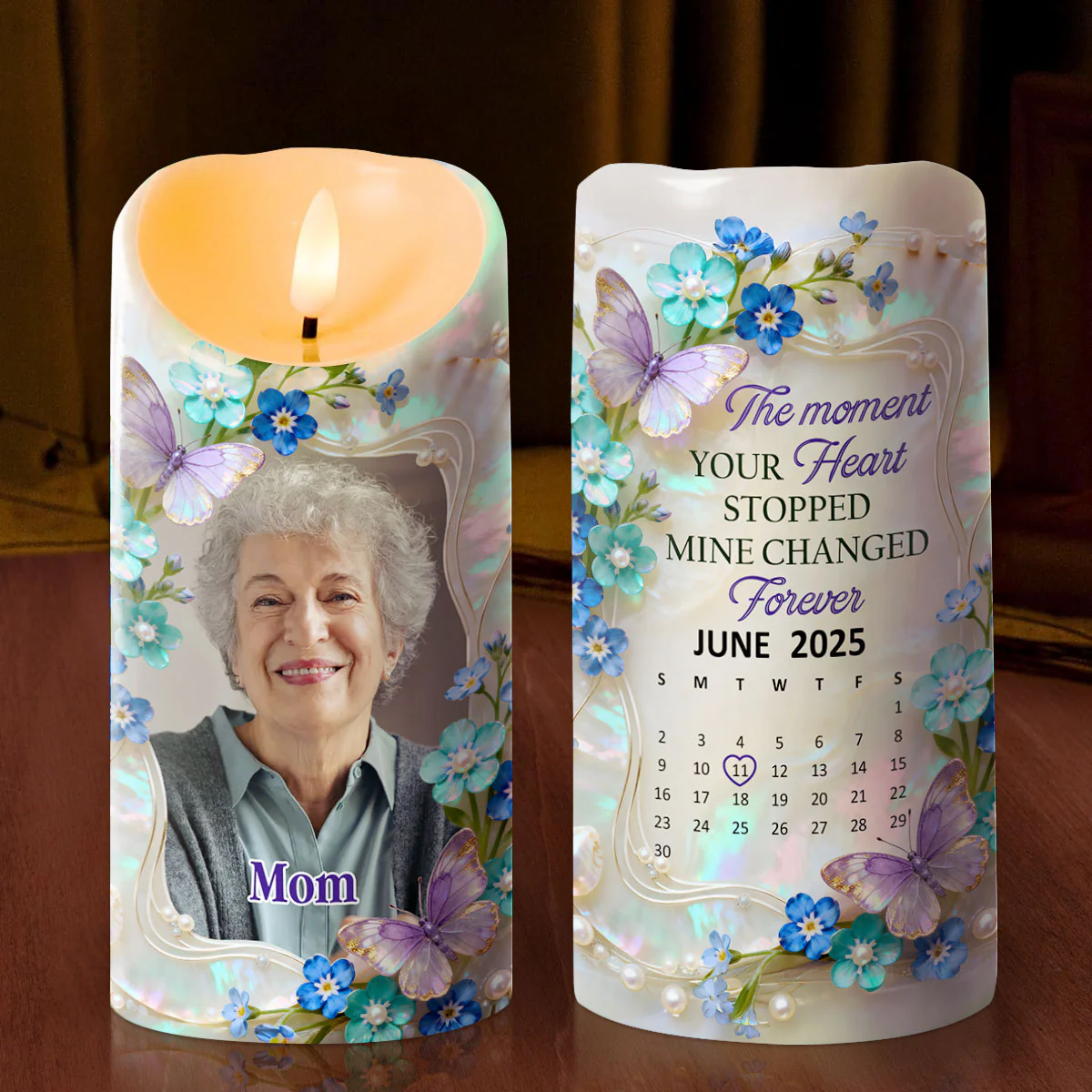 Forever Changed - Personalized Flameless LED Candle