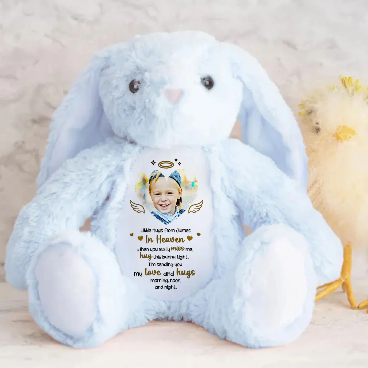 Forever Hug Memory Bunny - Personalized Stuffed Bunny - Image 4