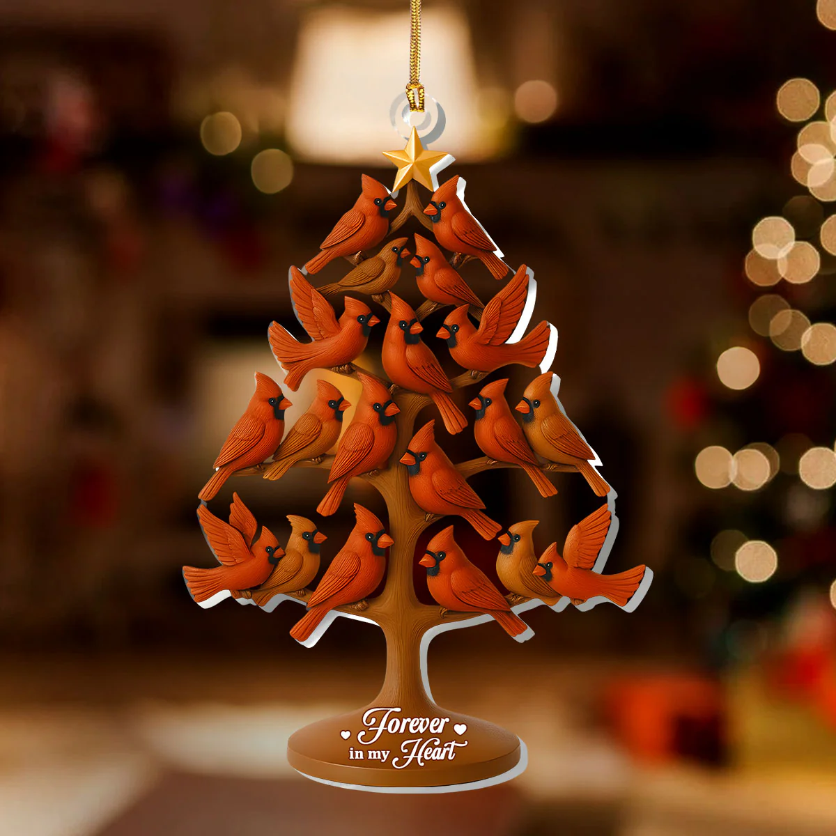 Forever In My Heart -  1-Layer Acrylic Ornament - Image 2