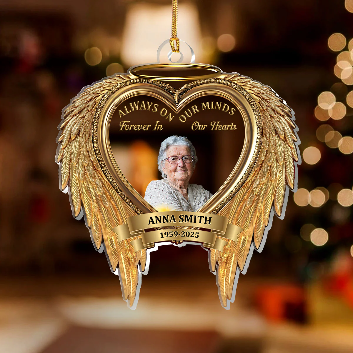 Forever In Our Hearts - Personalized 1-Layer Acrylic Ornament