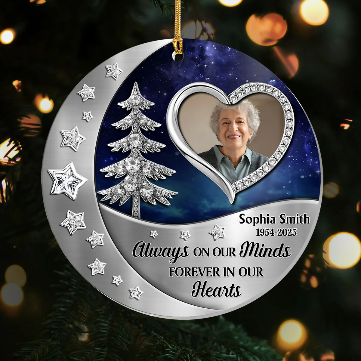 Forever In Our Hearts - Personalized 1-Layer Acrylic Ornament