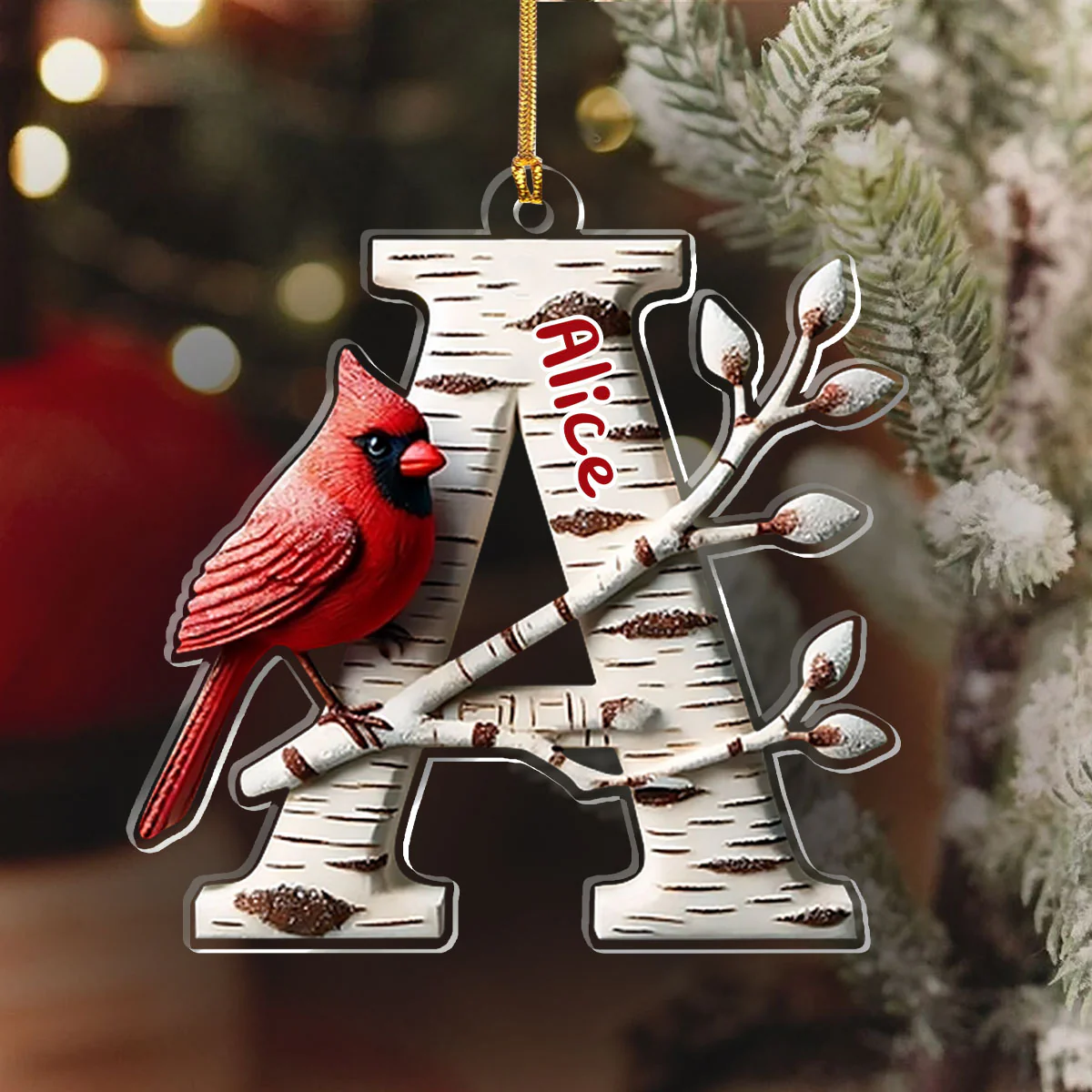 Forever In Our Hearts - Personalized 1-Layer Acrylic Ornament - Image 6