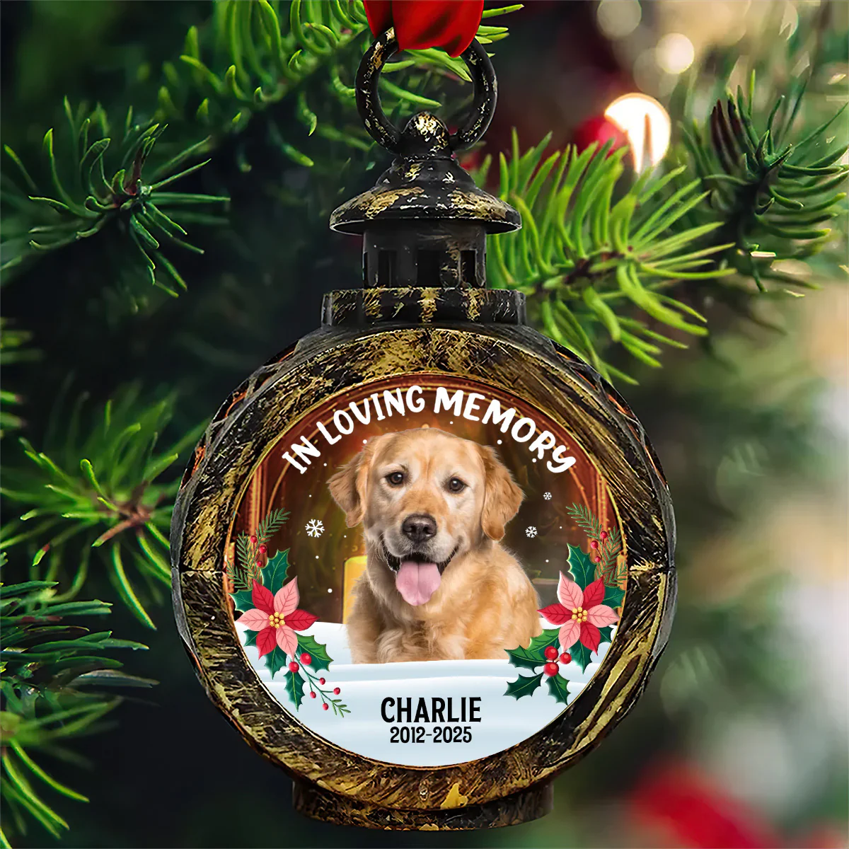 Forever In Our Hearts - Personalized Lantern Night Light - Image 5