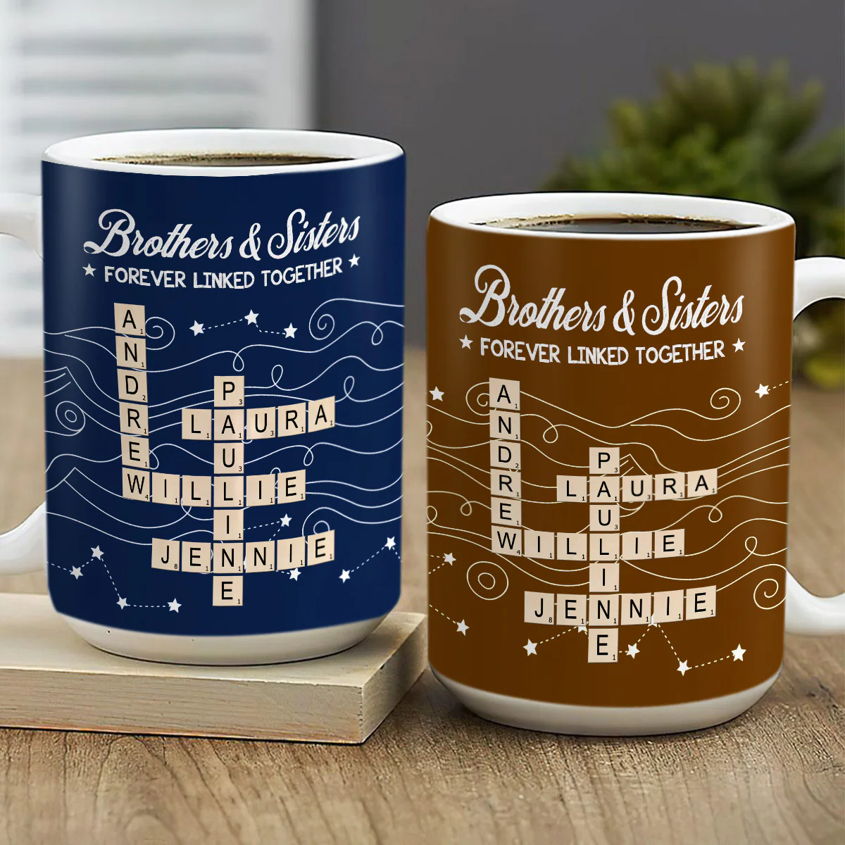 Forever Linked Together - Personalized Ceramic Coffee Mug - Image 5