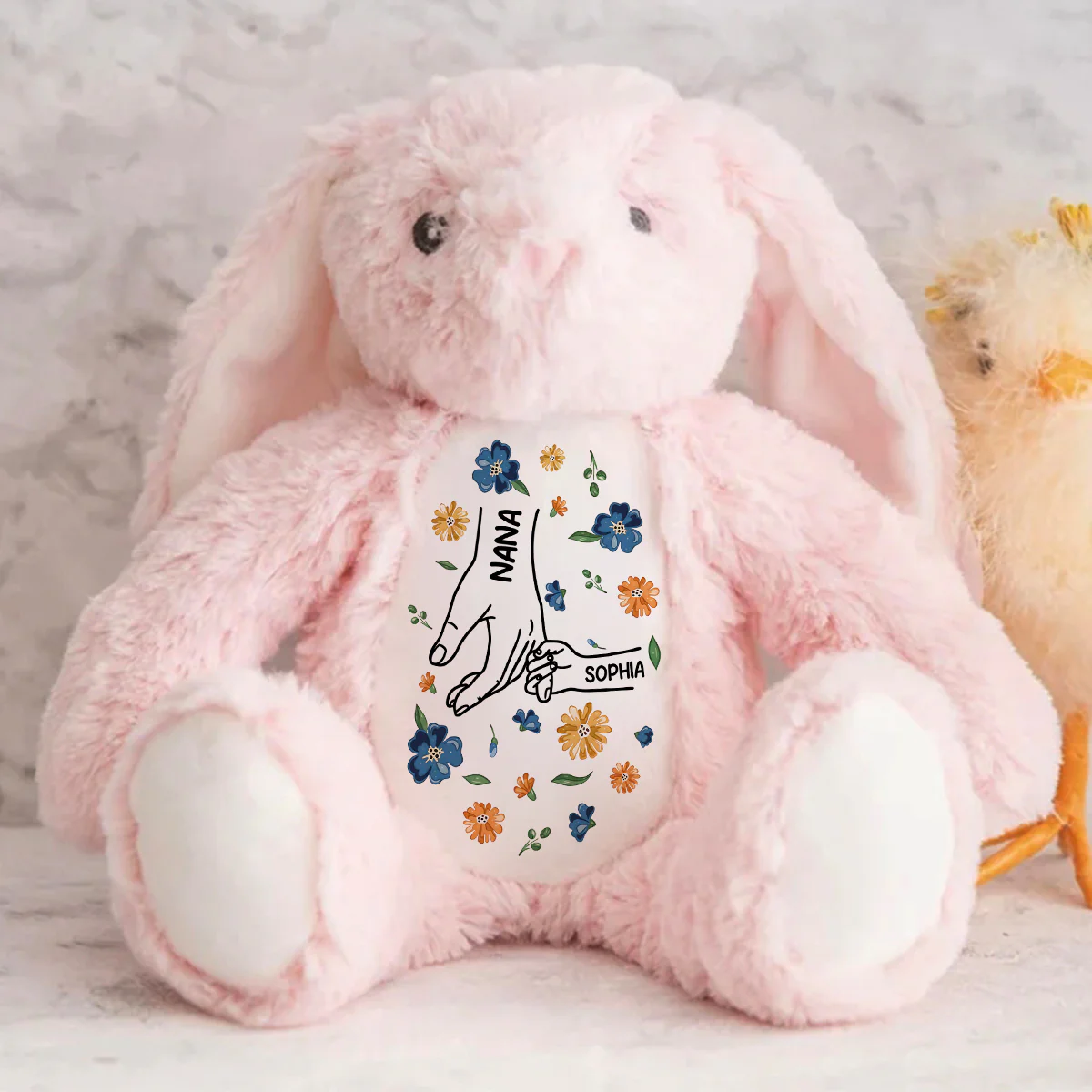 Forever Little Hand - Personalized Stuffed Bunny - Image 7