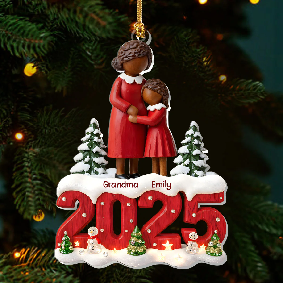 Forever My Little One - Personalized 1-Layer Acrylic Ornament - Image 3