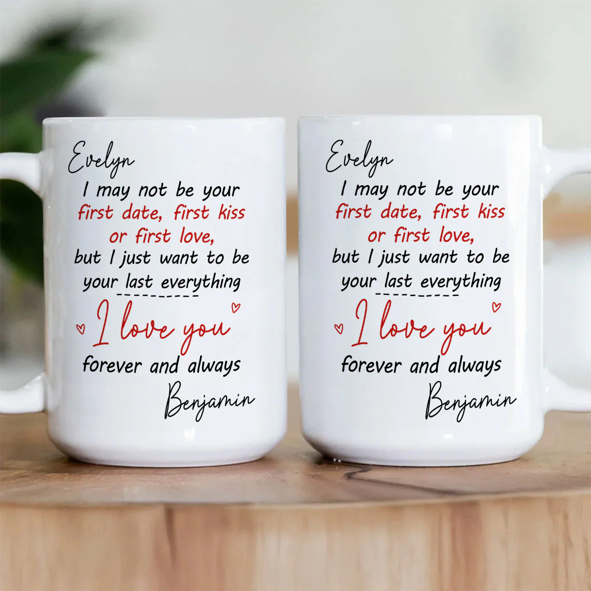 Forever Us No Matter - Personalized Ceramic Coffee Mug - Image 3
