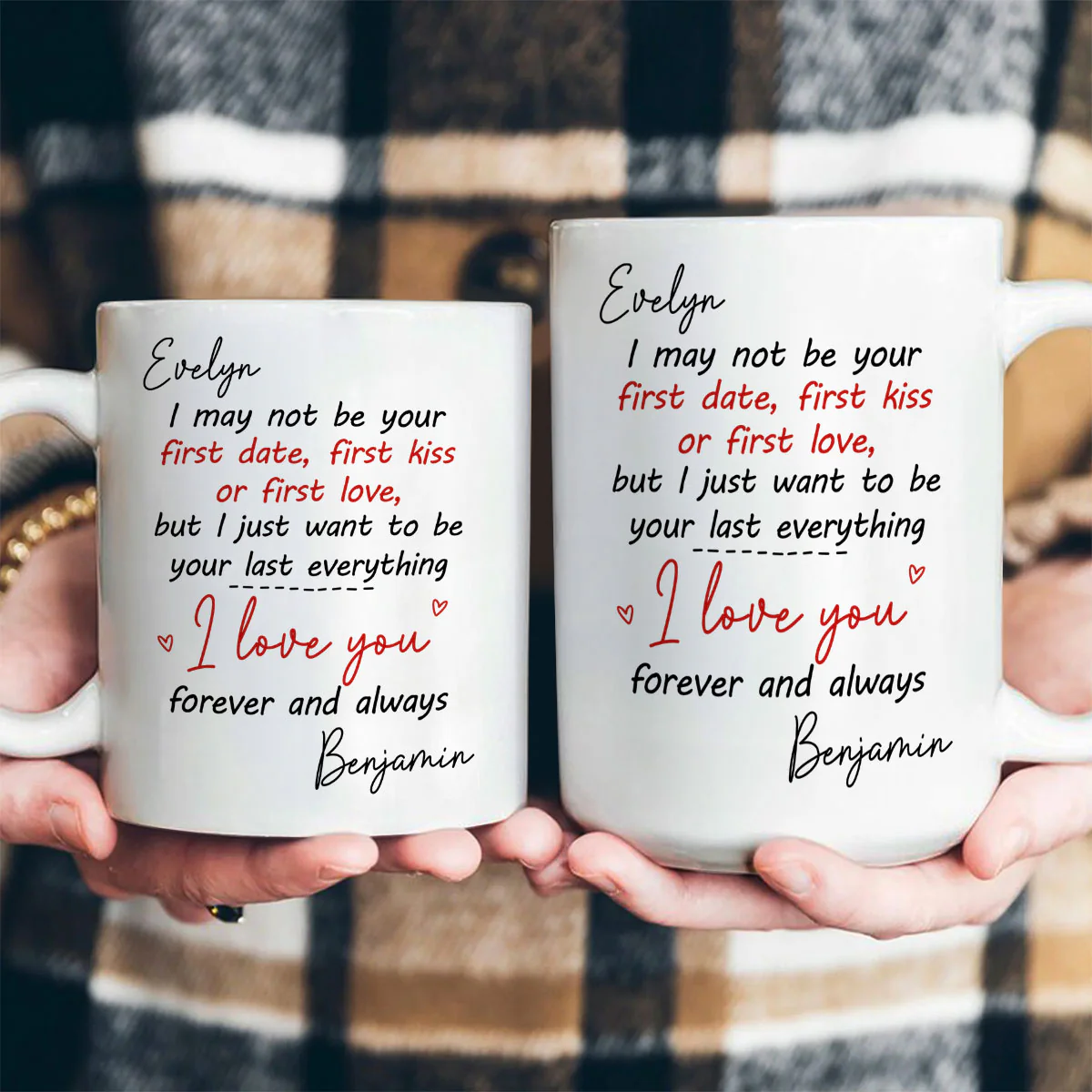 Forever Us No Matter - Personalized Ceramic Coffee Mug - Image 4