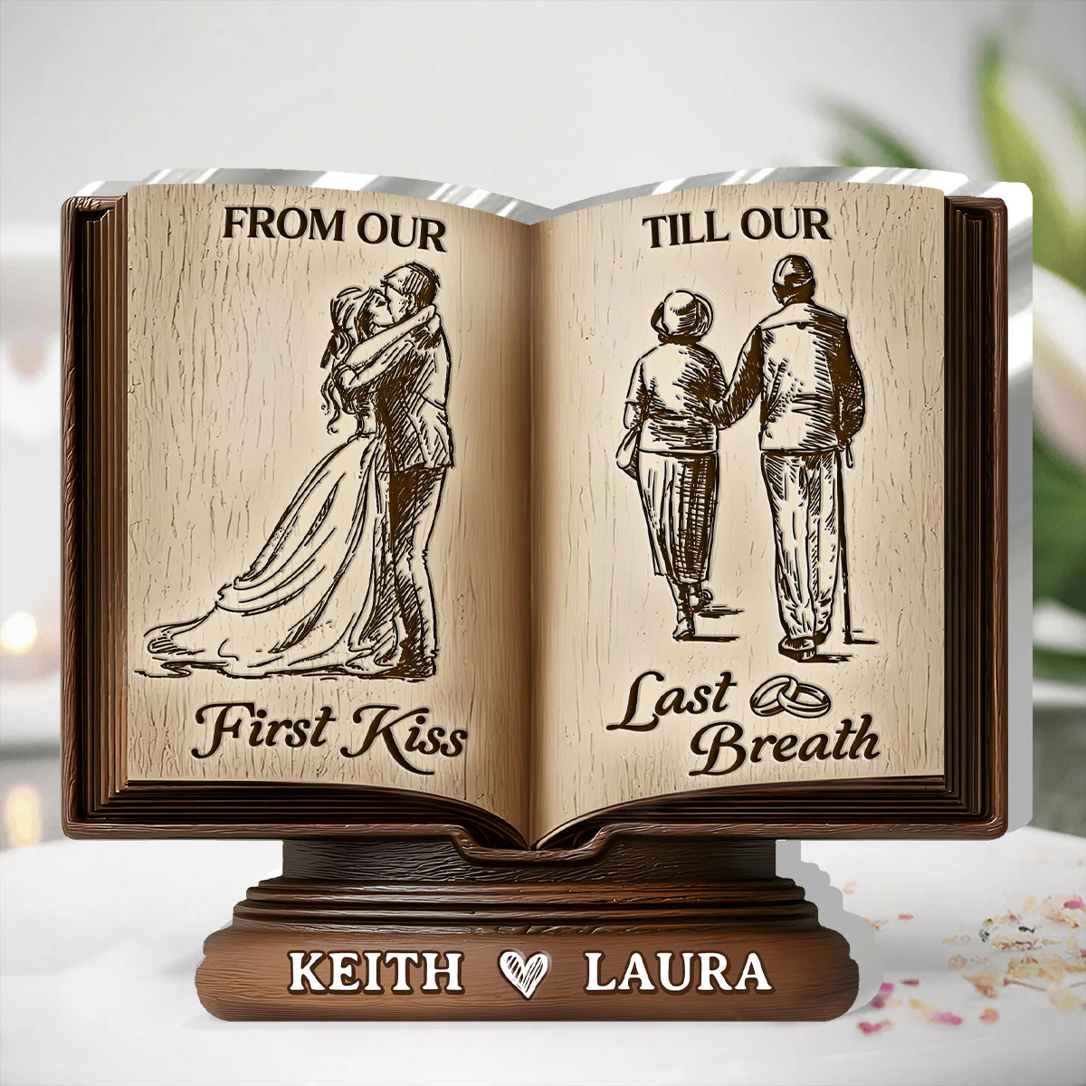 Forever Us - Personalized Custom Shaped Squared Acrylic Plaque