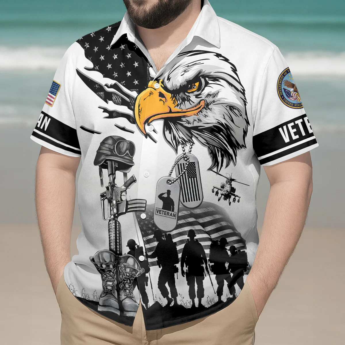 Freedom Wasn’t Free -  Hawaiian Shirt - Image 3