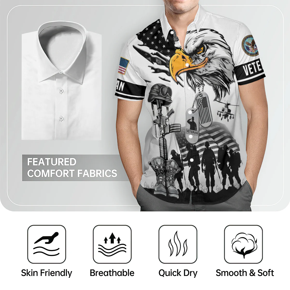 Freedom Wasn’t Free -  Hawaiian Shirt - Image 4