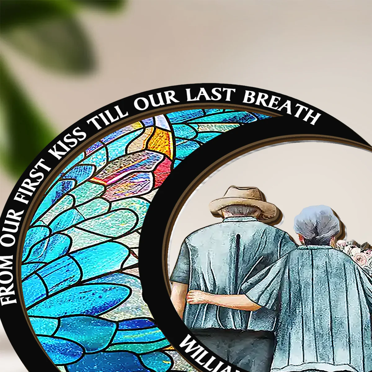 From Our First Kiss Till Our Last Breath - Personalized Plug-in Night Light - Image 4