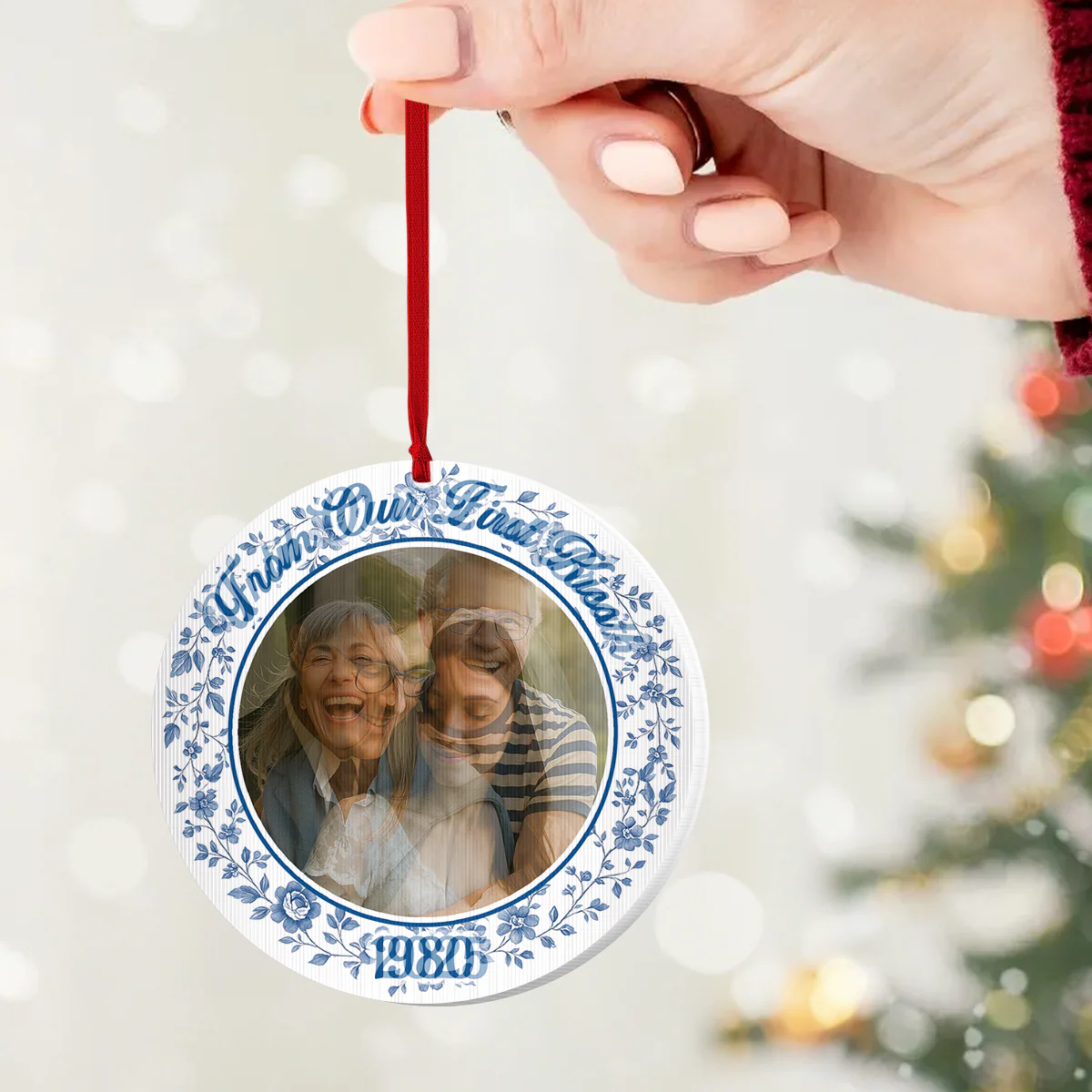 From Our First Kiss Until Our Last Breath - Personalized Magic Ornament - Image 3
