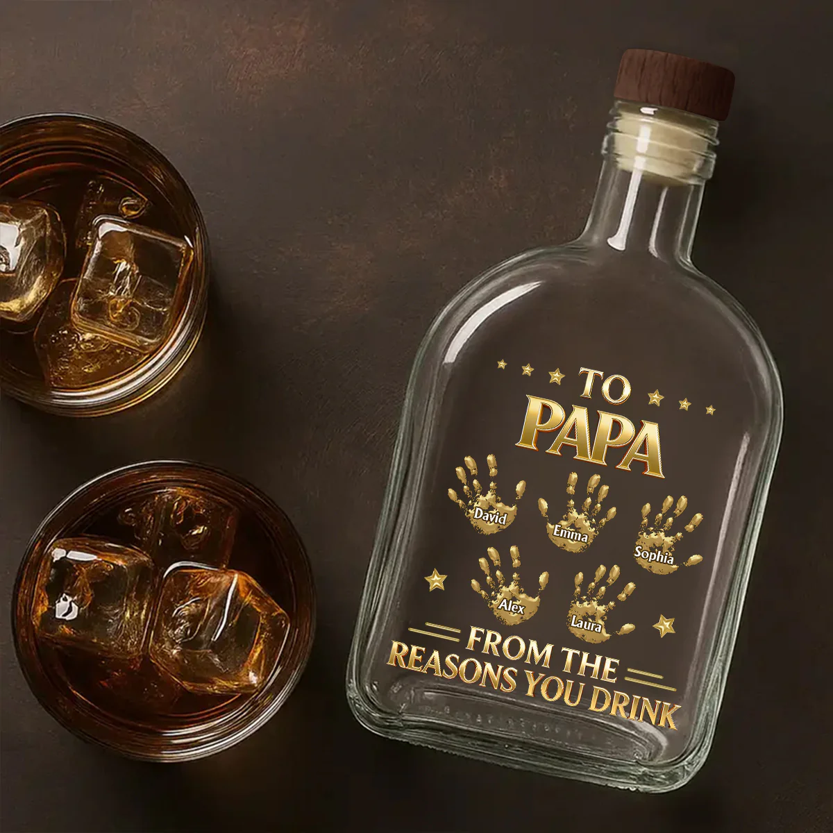 From The Reasons You Drink - Personalized Whiskey Bottle - Image 5
