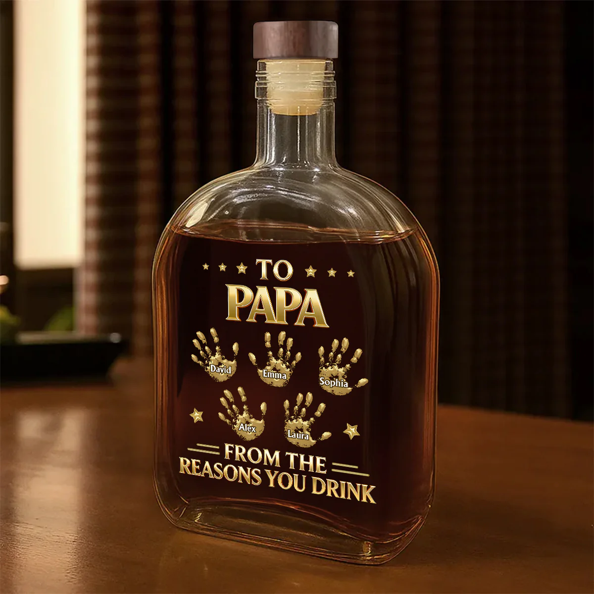 From The Reasons You Drink - Personalized Whiskey Bottle - Image 6