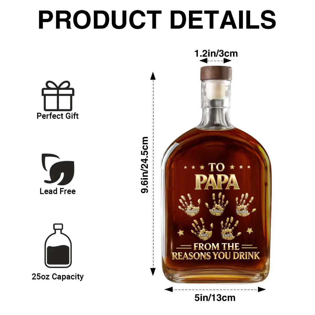 From The Reasons You Drink - Personalized Whiskey Bottle - Image 7