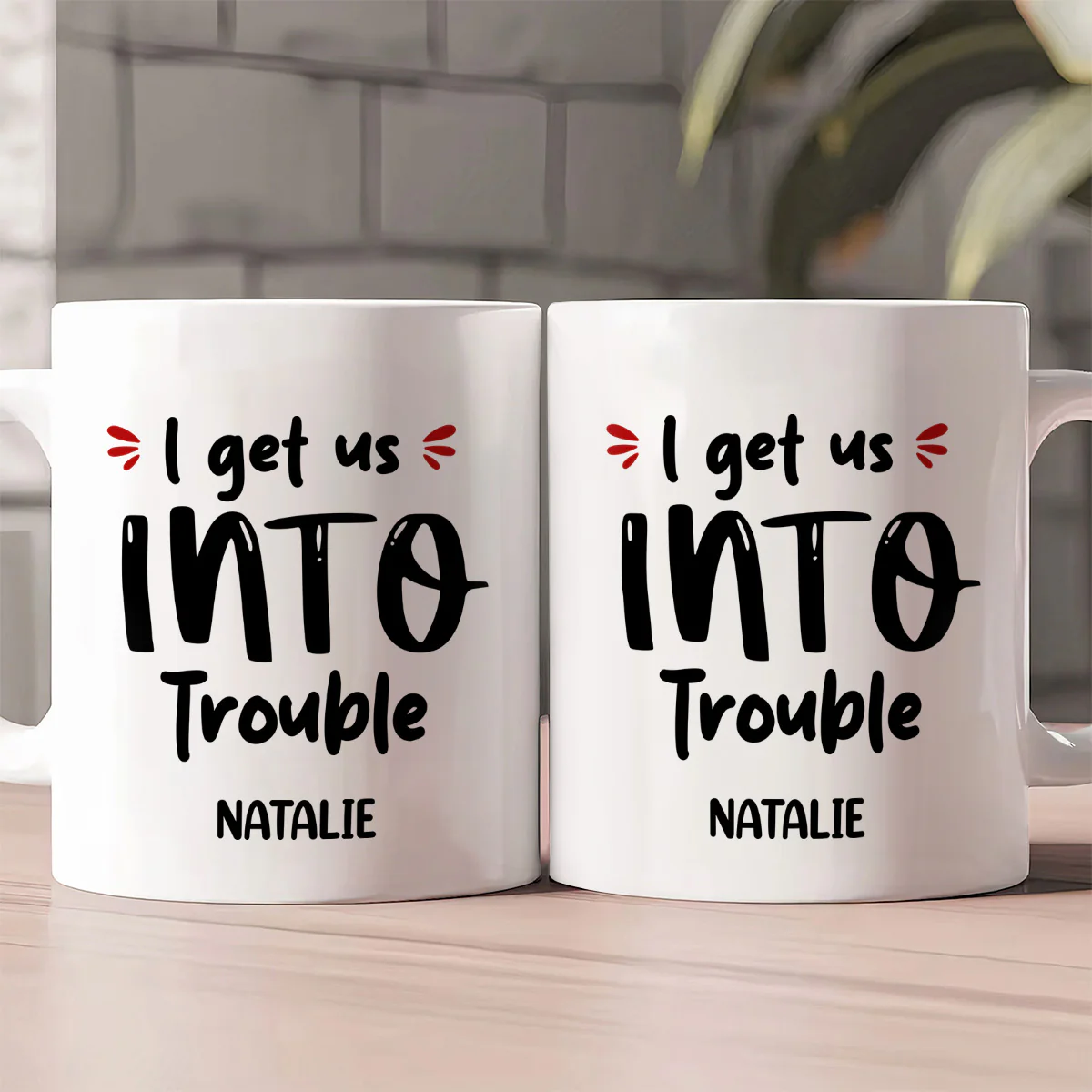 Funny Friend Group motto - Personalized Ceramic Coffee Mug - Image 4