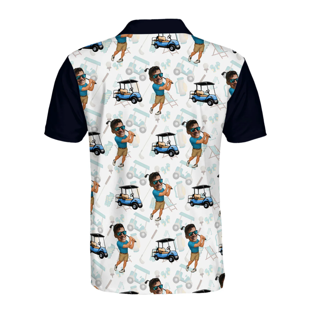 Funny Golf Polo Shirt For Dad - Personalized Polo Shirt - Image 5