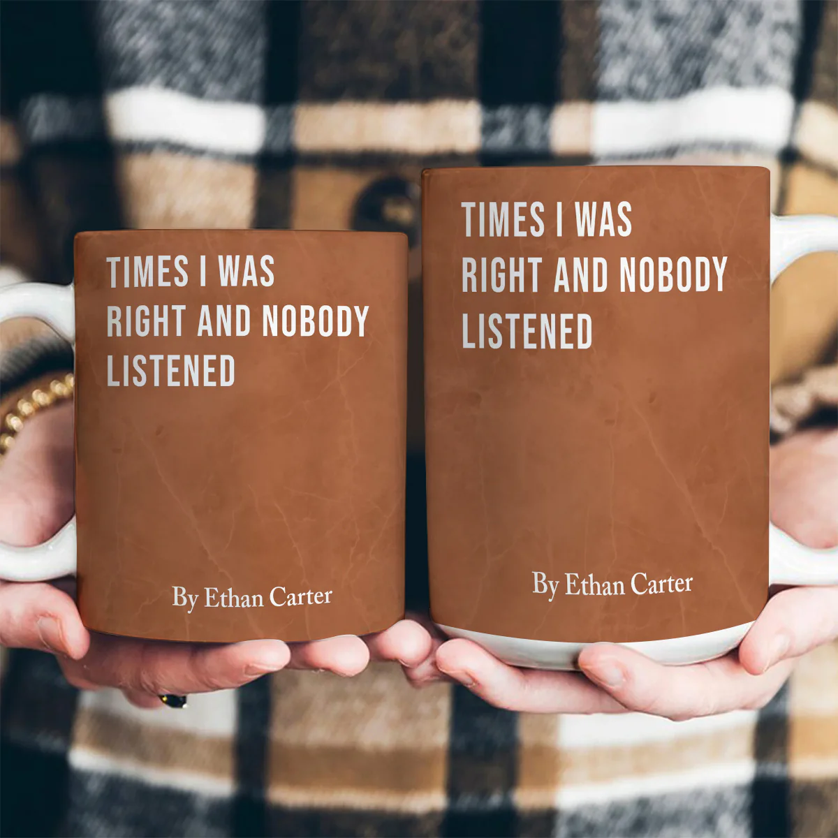 Funny Sarcastic Notebook Coworker Gag Gifts - Personalized Ceramic Coffee Mug - Image 4
