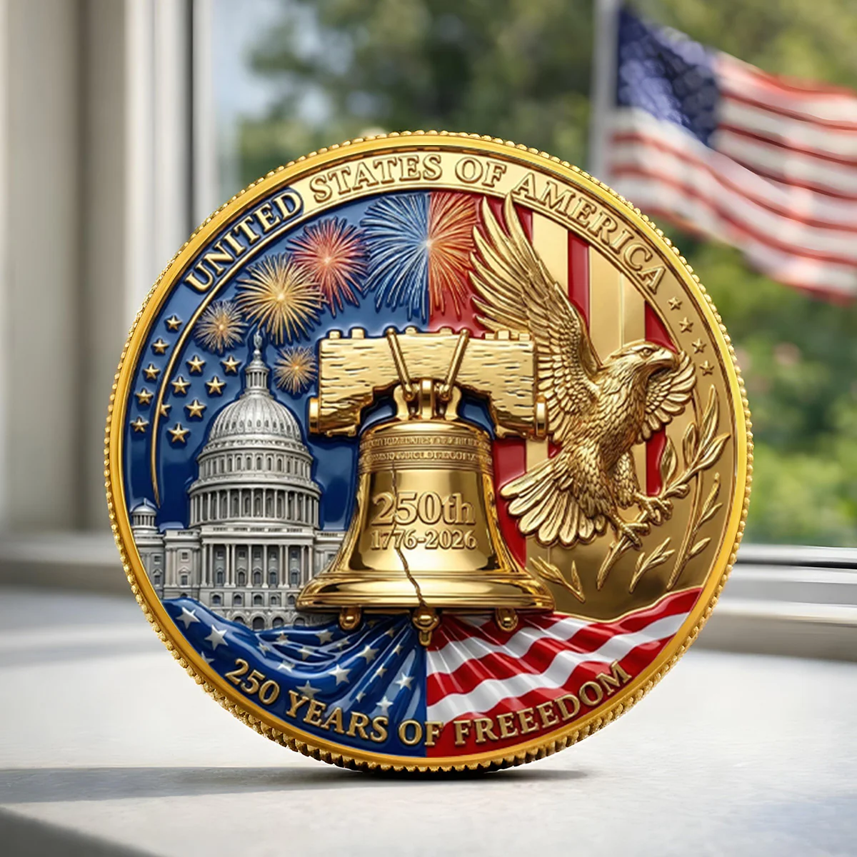 God Bless Our Family - Personalized Commemorative Coin - Image 4