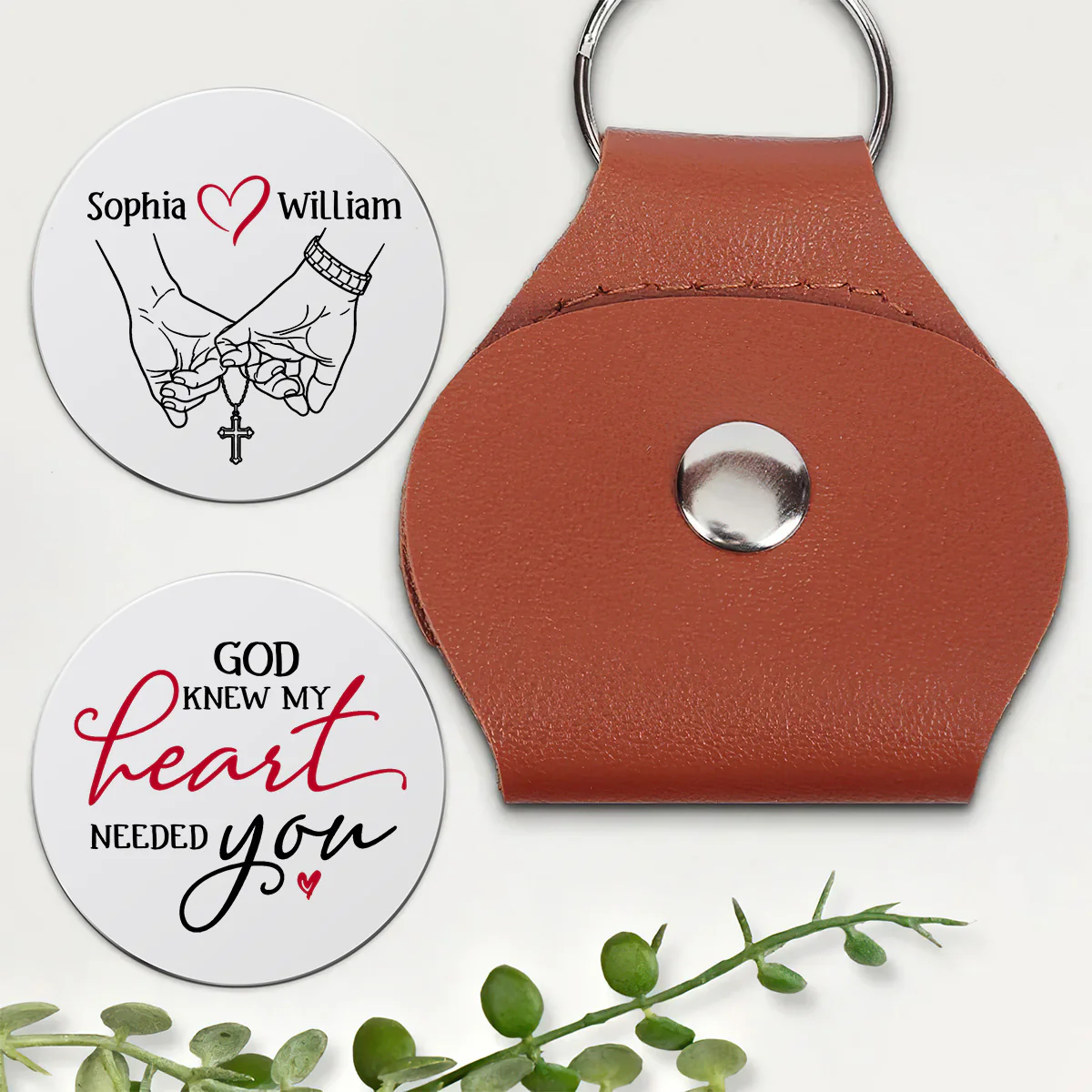 God Knew My Heart Needed You - Personalized Pocket Hug