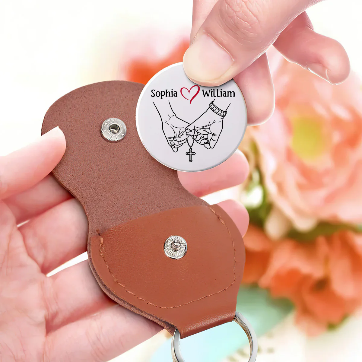 God Knew My Heart Needed You - Personalized Pocket Hug - Image 3