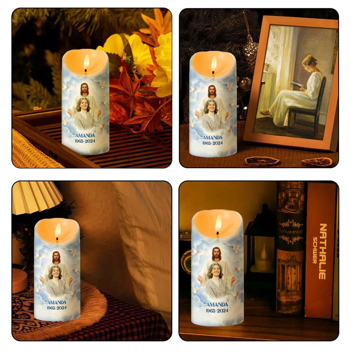 God Saw You Getting Tired - Personalized Flameless LED Candle - Image 4