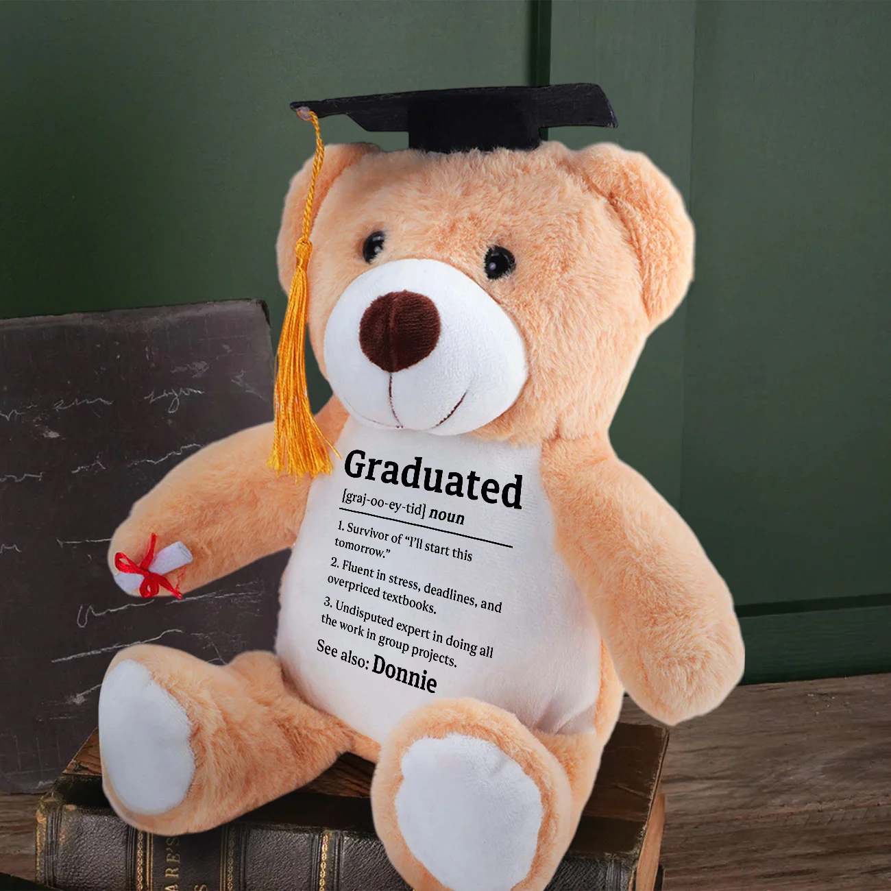 Graduated - Personalized Graduation Teddy Bear - Image 6