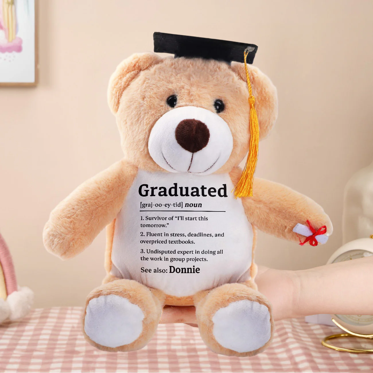 Graduated - Personalized Graduation Teddy Bear - Image 7
